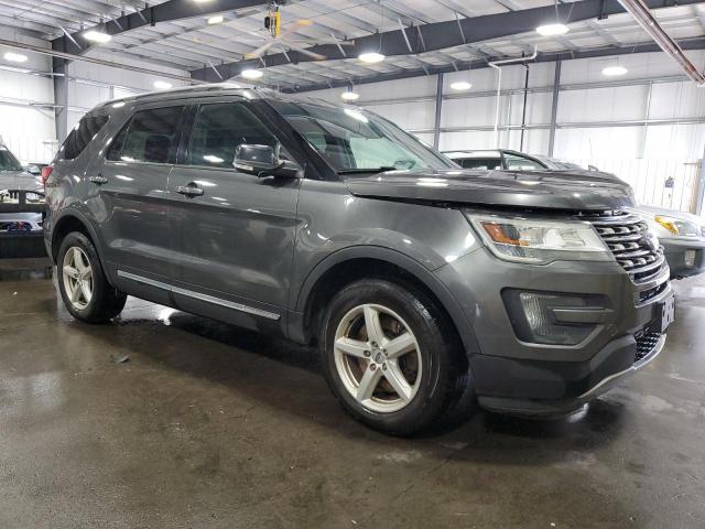 1FM5K8D83GGA85556 - 2016 FORD EXPLORER XLT Gris foto 4
