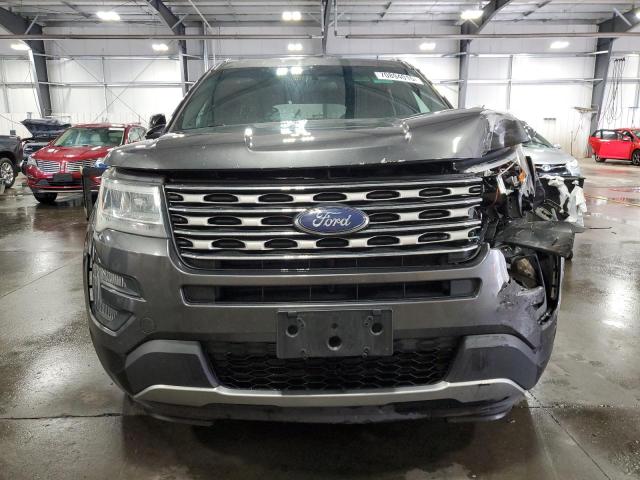 1FM5K8D83GGA85556 - 2016 FORD EXPLORER XLT Gris foto 5
