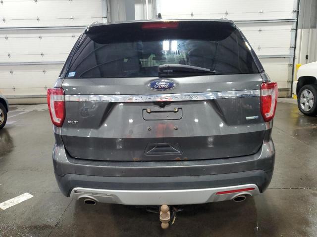 1FM5K8D83GGA85556 - 2016 FORD EXPLORER XLT Gris foto 6