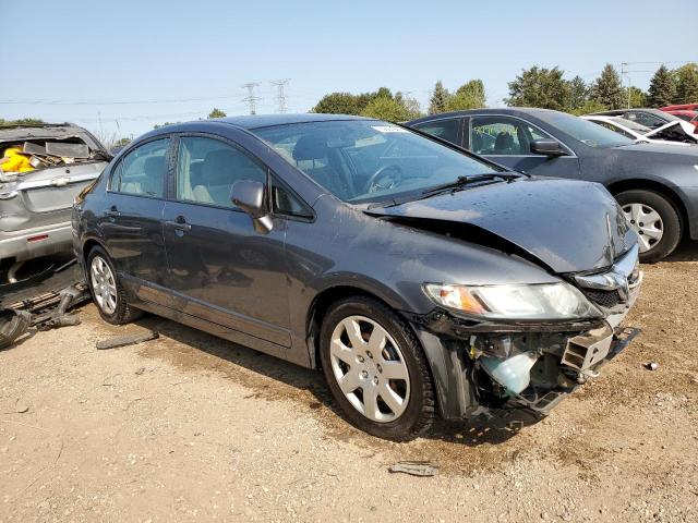 19XFA1F55BE035515 - 2011 HONDA CIVIC LX GRAY photo 4