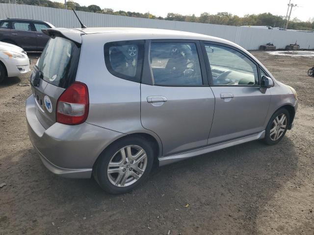 JHMGD37687S023571 - 2007 HONDA FIT S ვერცხლისფერი ფოტო 3
