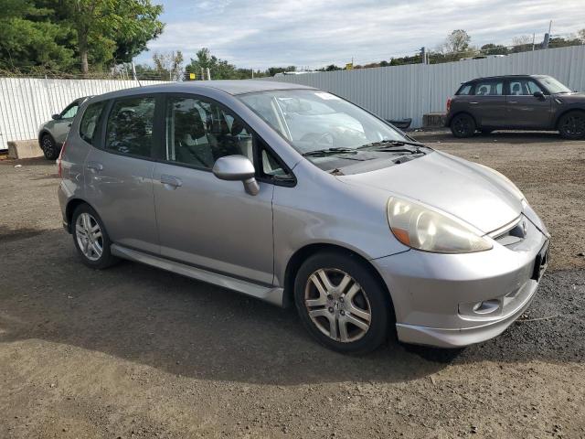 JHMGD37687S023571 - 2007 HONDA FIT S ვერცხლისფერი ფოტო 4