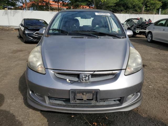 JHMGD37687S023571 - 2007 HONDA FIT S ვერცხლისფერი ფოტო 5