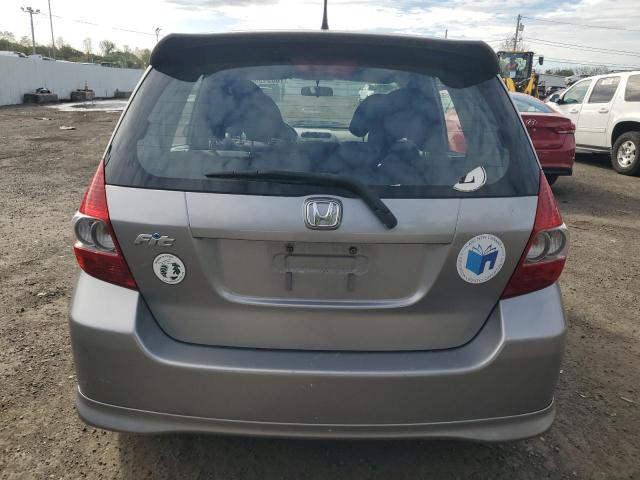 JHMGD37687S023571 - 2007 HONDA FIT S ვერცხლისფერი ფოტო 6