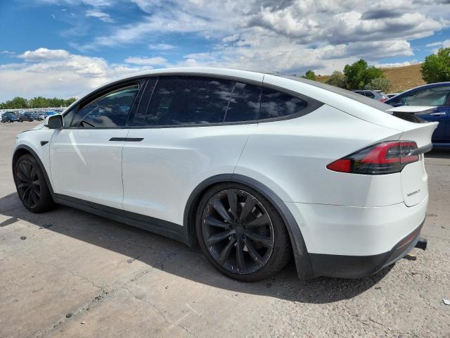 5YJXCAE21KF147213 - 2019 TESLA MODEL X Biały zdjęcie 2