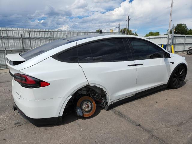 5YJXCAE21KF147213 - 2019 TESLA MODEL X Biały zdjęcie 3