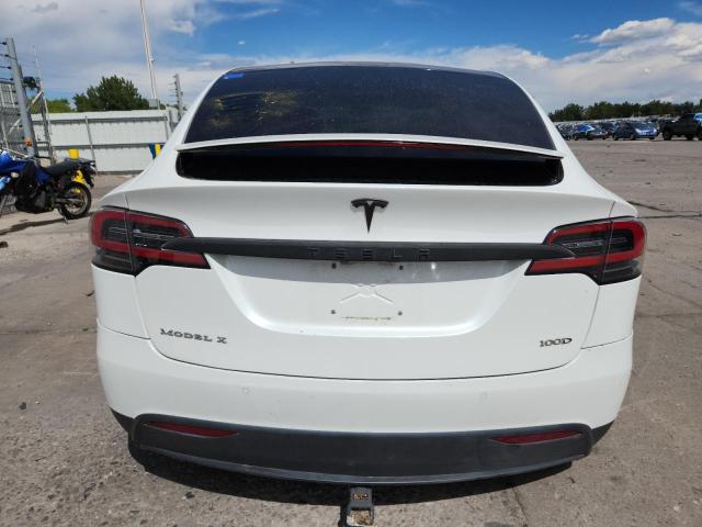 5YJXCAE21KF147213 - 2019 TESLA MODEL X Biały zdjęcie 6