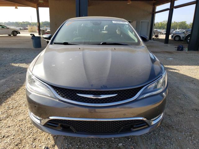 1C3CCCCGXFN510550 - 2015 CHRYSLER 200 C GRAY photo 5