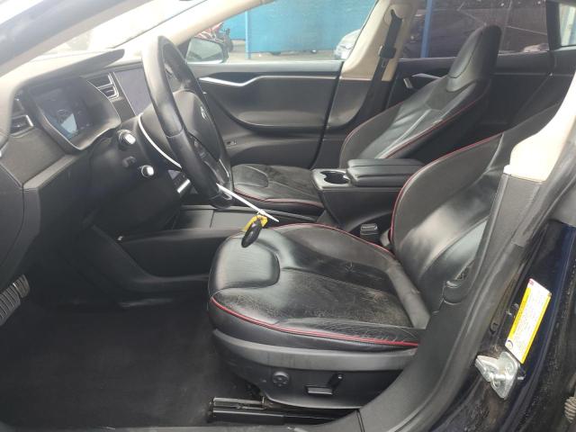 5YJSA1H18EFP52207 - 2014 TESLA MODEL S ლურჯი ფოტო 7