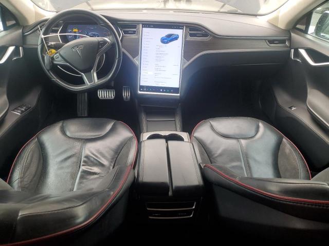 5YJSA1H18EFP52207 - 2014 TESLA MODEL S ლურჯი ფოტო 8