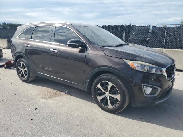 5XYPH4A54HG302132 - 2017 KIA SORENTO EX BROWN photo 4