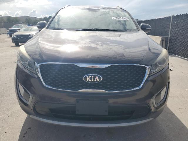 5XYPH4A54HG302132 - 2017 KIA SORENTO EX BROWN photo 5