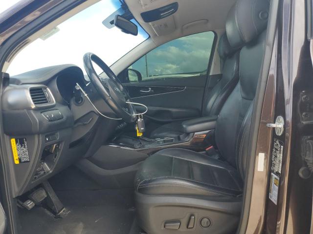 5XYPH4A54HG302132 - 2017 KIA SORENTO EX BROWN photo 7