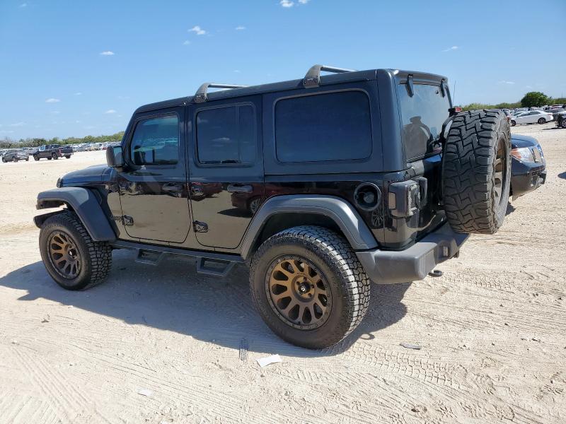1C4HJXDG6JW117659 - 2018 JEEP WRANGLER UNLIMITED SPORT Schwarz Foto 2