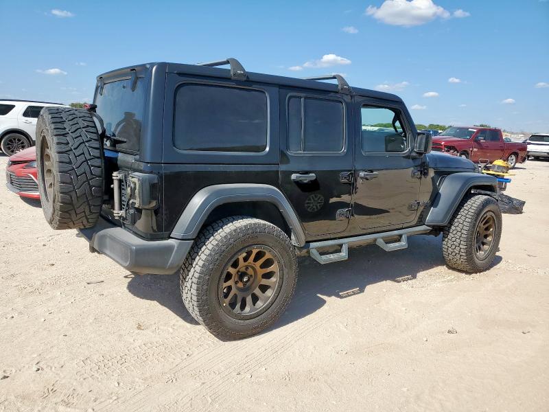 1C4HJXDG6JW117659 - 2018 JEEP WRANGLER UNLIMITED SPORT Schwarz Foto 3