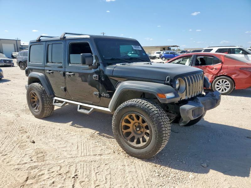 1C4HJXDG6JW117659 - 2018 JEEP WRANGLER UNLIMITED SPORT Schwarz Foto 4