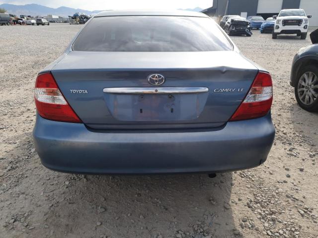 4T1BE32K84U791690 - 2004 TOYOTA CAMRY LE BLUE photo 6