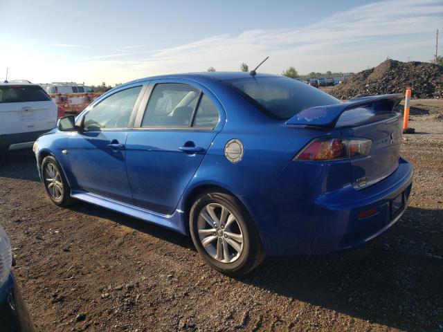 JA32U2FU8BU035589 - 2011 MITSUBISHI LANCER ES/ES SPORT BLUE photo 2