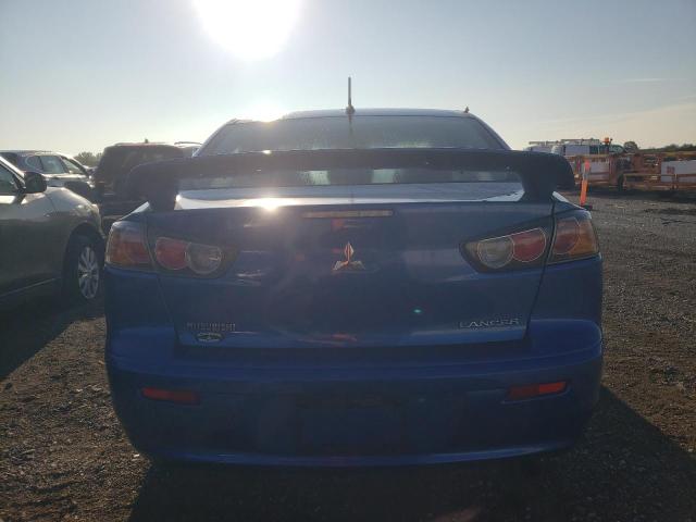 JA32U2FU8BU035589 - 2011 MITSUBISHI LANCER ES/ES SPORT BLUE photo 6