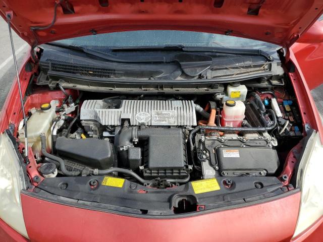 JTDKN3DU8D5640040 - 2013 TOYOTA PRIUS 红色 照片 11