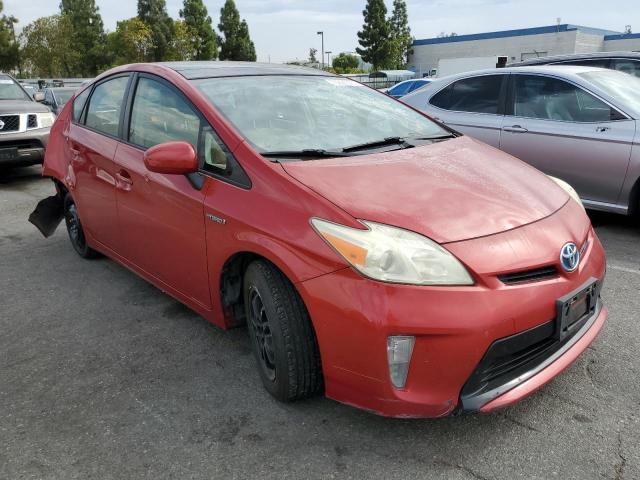 JTDKN3DU8D5640040 - 2013 TOYOTA PRIUS 红色 照片 4
