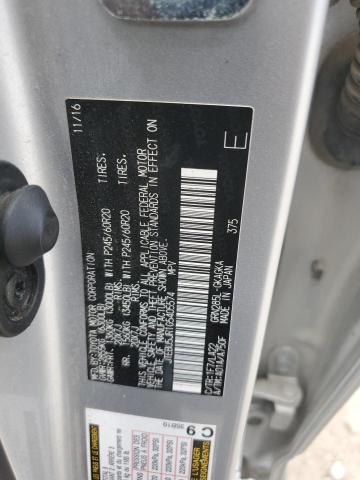 JTEBU5JR1G5405574 - 2016 TOYOTA 4RUNNER SR5/SR5 PREMIUM SILVER photo 13