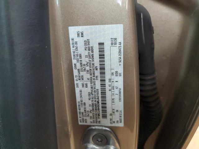 1FMCU9H93MUA31035 - 2021 FORD ESCAPE SEL Gold Foto 13