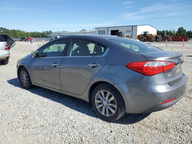 KNAFX4A85E5169178 - 2014 KIA FORTE EX GRAY photo 2