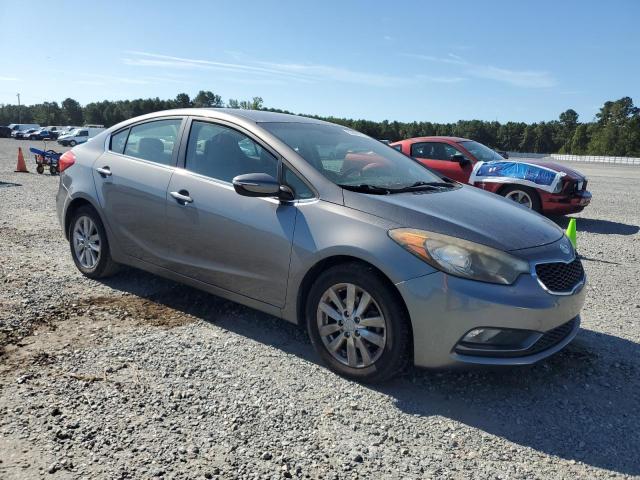 KNAFX4A85E5169178 - 2014 KIA FORTE EX GRAY photo 4