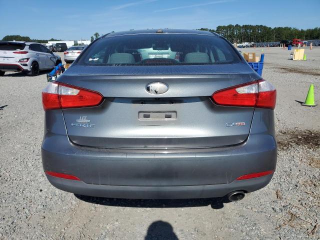 KNAFX4A85E5169178 - 2014 KIA FORTE EX GRAY photo 6