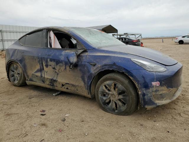 7SAYGDED8RF211689 - 2024 TESLA MODEL Y BLUE photo 4