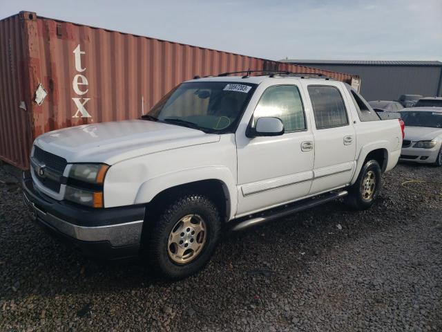 3GNEC12Z55G133989 - 2005 CHEVROLET AVALANCHE C1500 WHITE photo 1