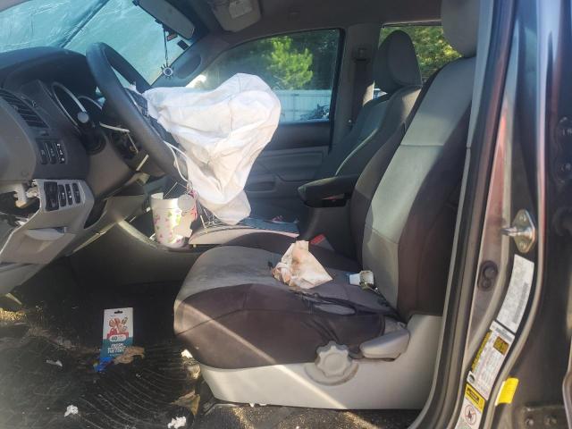 5TFLU4EN8EX097587 - 2014 TOYOTA TACOMA DOUBLE CAB GRAY photo 7