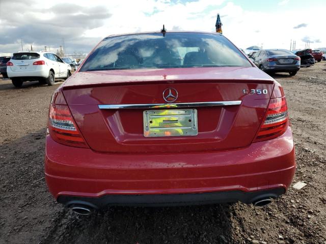 WDDGF5HB1EA934434 - 2014 MERCEDES-BENZ C 350 RED photo 6