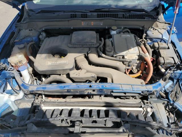 3FA6P0LU0KR135718 - 2019 FORD FUSION SE Կապույտ լուսանկար 11