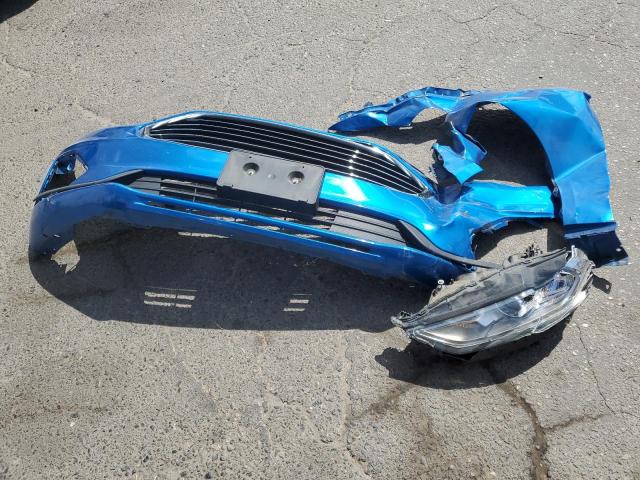 3FA6P0LU0KR135718 - 2019 FORD FUSION SE Կապույտ լուսանկար 12