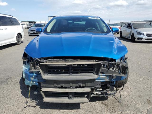 3FA6P0LU0KR135718 - 2019 FORD FUSION SE Կապույտ լուսանկար 5