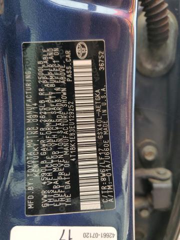 4T1BK1EB3EU129252 - 2014 TOYOTA AVALON BASE Mavi foto 12