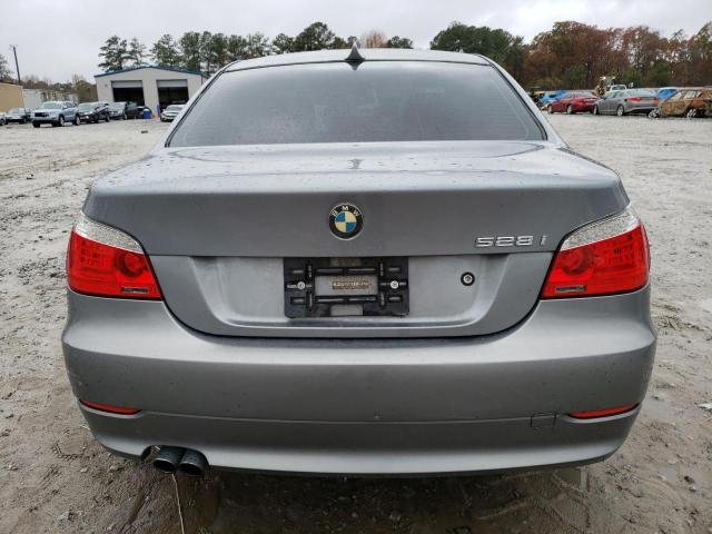 WBANU53528CT19115 - 2008 BMW 528 I GRAY photo 6