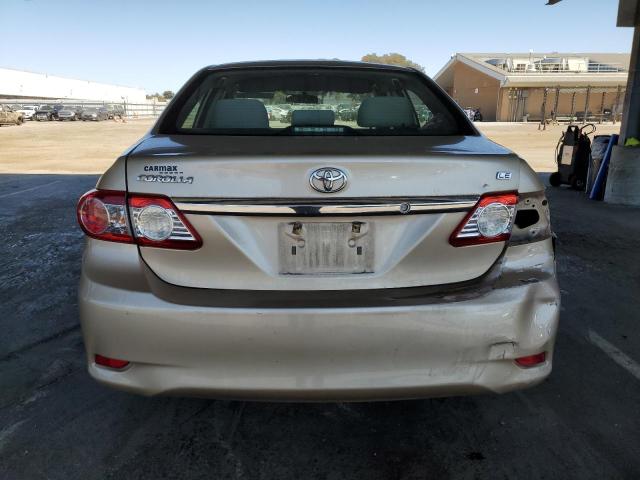 2T1BU4EE1BC636511 - 2011 TOYOTA COROLLA BASE ოქროსფერი ფოტო 6