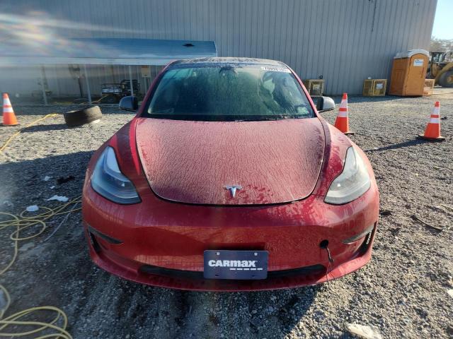 5YJ3E1EB9MF090237 - 2021 TESLA MODEL 3 أحمر صورة 5