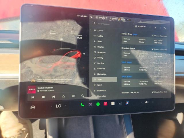 5YJ3E1EB9MF090237 - 2021 TESLA MODEL 3 أحمر صورة 9