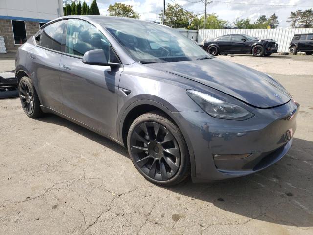 7SAYGDEE4PF814077 - 2023 TESLA MODEL Y GRAY photo 4