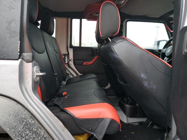 1C4BJWDG8EL145342 - 2014 JEEP WRANGLER U SPORT Серебристый фото 11