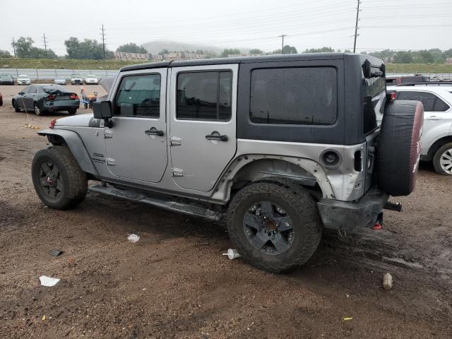 1C4BJWDG8EL145342 - 2014 JEEP WRANGLER U SPORT Серебристый фото 2
