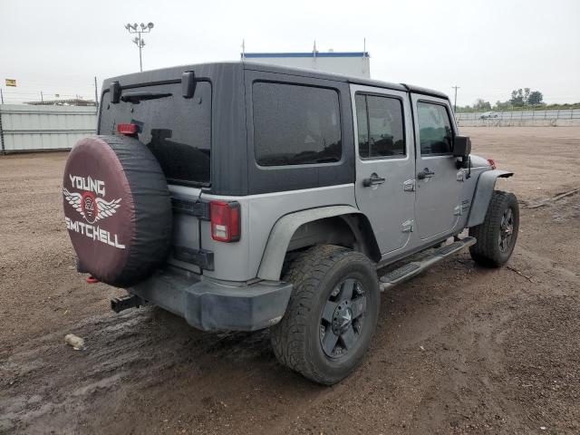 1C4BJWDG8EL145342 - 2014 JEEP WRANGLER U SPORT Серебристый фото 3