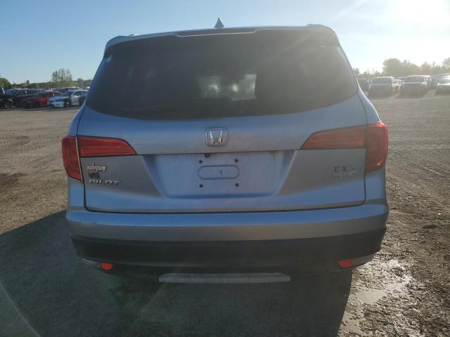 5FNYF6H83HB505431 - 2017 HONDA PILOT EXL SILVER photo 6