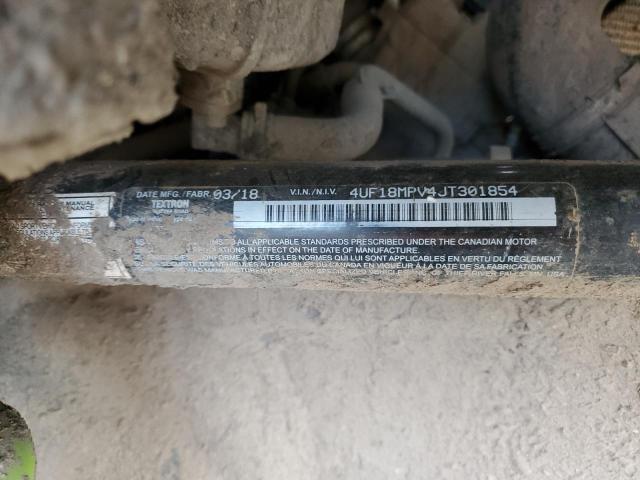 4UF18MPV4JT301854 - 2018 TEXT 4 WHEEL TWO TONE photo 10