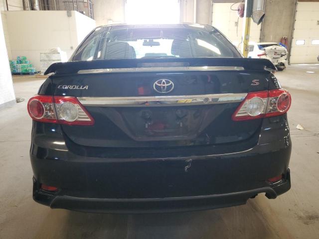 2T1BU4EE8DC990383 - 2013 TOYOTA COROLLA BASE შავი ფოტო 6