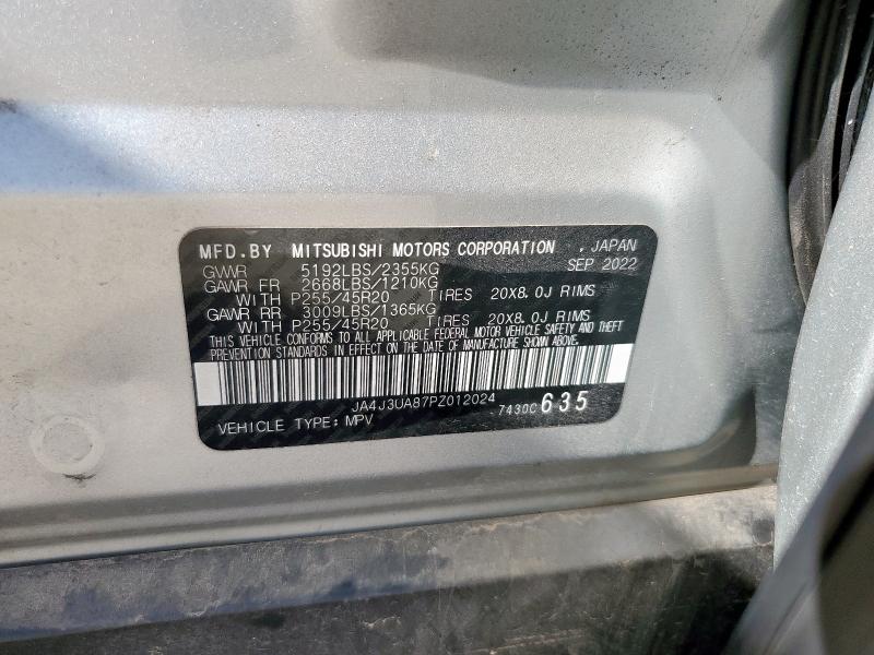 JA4J3UA87PZ012024 - 2023 MITSUBISHI OUTLANDER SE Gümüş foto 12